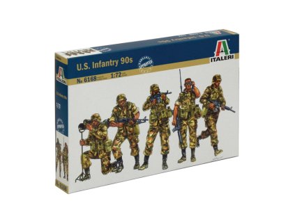 Model Kit figurky 6168 - U.S. Infantry (1980s) (1:72)