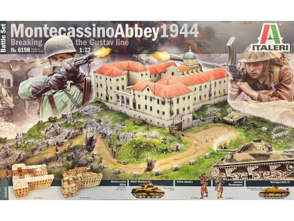 Model Kit diorama 6198 - Montecassino 1944: "Gustav" Line Batte (1:72)