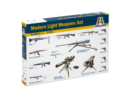 Model Kit doplňky 6421 - MODERN LIGHT WEAPON SET (1:35)