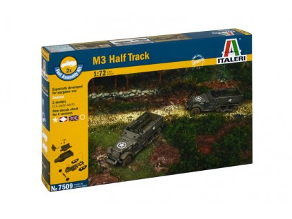 Fast Assembly military 7509 - M3A1 HALF TRACK (1:72)