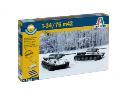 Fast Assembly tanky 7523 - T 34 / 76 m42 (1:72)