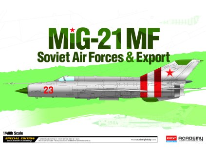 Model Kit letadlo 12311 - Mig-21 MF "Soviet Air Force & Export" LE: (1:48)