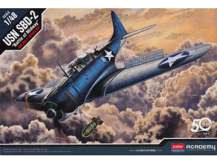 Model Kit letadlo 12335 - USN SBD-2 "Midway" (1:48)