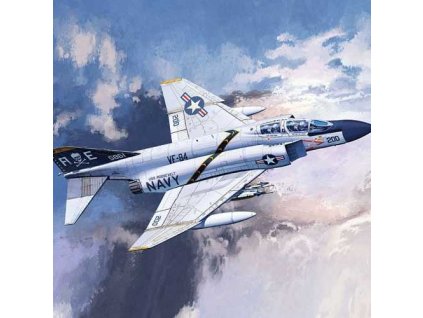 Model Kit letadlo 12529 - USN F-4J "VF-84 Jolly Rogers" (1:72)