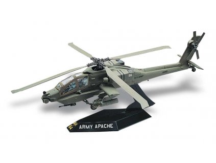 Snap Kit MONOGRAM vrtulník 1183 - AH-64 Apache Helicopter (1:72)