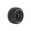 MT-CYCLONE SOFT 1/10 0 offset 12mm hex Black Bead-Lock Rims, 2 ks