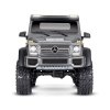 88296 4 TRX 6 Mercedes 6x6 SILVER frontview