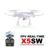 Syma X5SW FPV WiFi kamera, kompas, bílá perleť