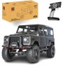 DoubleE RC auto Land Rover Defender D110 Wagon 1:8 černá