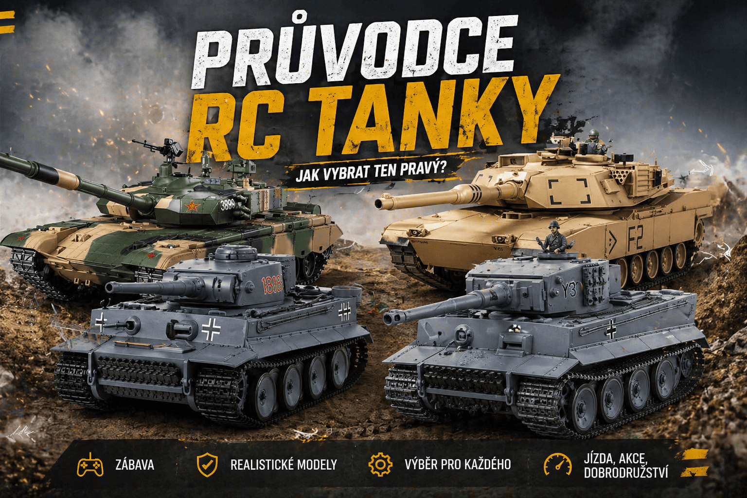 RC tanky: Kompletní průvodce pro sběratele a nadšence