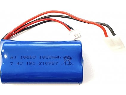 Baterie 1800mAh 7,4V pro tanky bez kastlíku