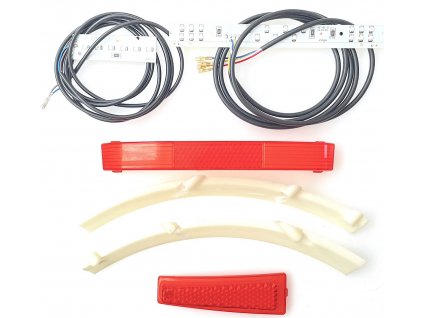 Eco Highway set světel pro modelovou řadu elektrokoloběžek Silver a Black line
