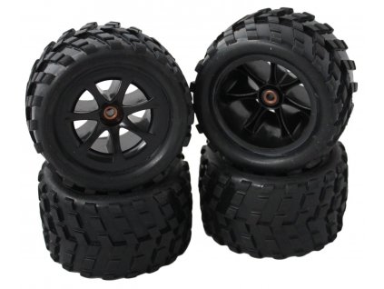 Sada 4 kol pro MONSTER TRUCK ACROSS 38CM - 35KM/HOD