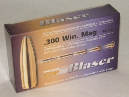 Blaser 300 Win. Mag. 10,7g CDP - náboj