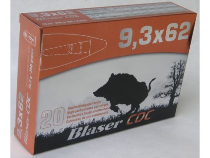 Blaser 9,3x62 CDC 16,2g - náboj
