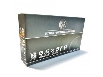 RWS 6,5x57R KS 7,0g - náboj
