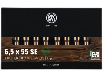 vyr 2244csm 2401404 RWS 6 5x55SE Evo Green 6 0g Verpackung frontal 150dpi 108d613a82