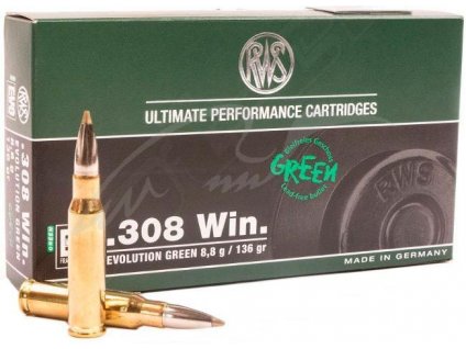 patron rws kal 308 pulya evo green massa 88 g136 gran std