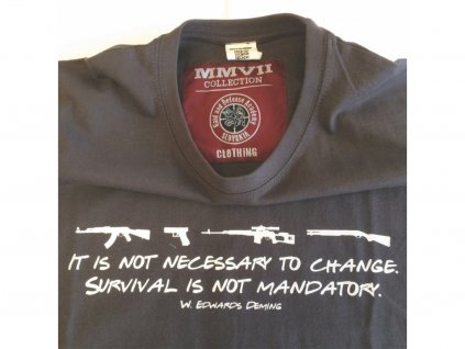 RDA motto šedé - tričko