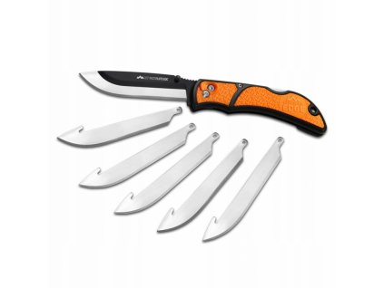 outdoor knife edge razor lite edc orange