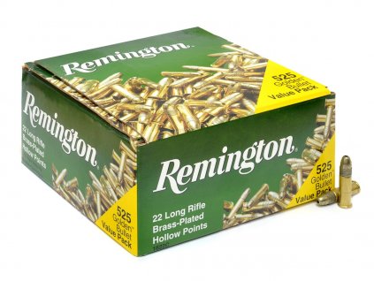 22LR Remington 22 Golden Bullet 36gr 2,33g Brass Plated HP 525ks 21250