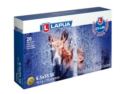 vyr 1950Box Lapua rifle 3 4 65x55SE Mega E471 4316021 preview