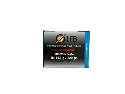 LFB Subsonic 308 Win 14,3g - náboj