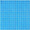 Skleněná mozaika modrá bazénová