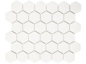 Hexagon bílý