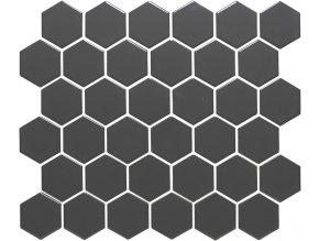 Hexagon grey mat 51x59 280x325 mm