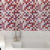 pink peel and stick tile for bathroom 500x650