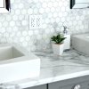 carrara marble hexagon tile backsplash pics of laminate with accent and gray pictures