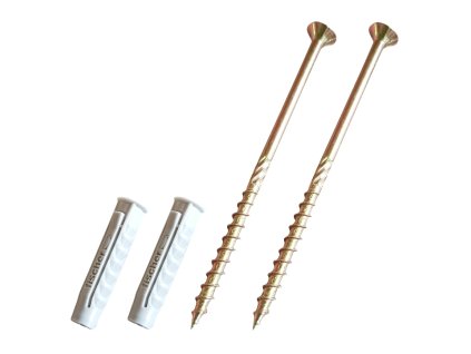 Sada šroubů pro připevnění spojky W1 na stěnu