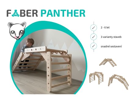 FABER PANTHER  - 3 varianty prolézaček- repasované