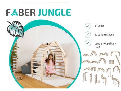 FABER JUNGLE  - 20 variant prolézaček- repasované