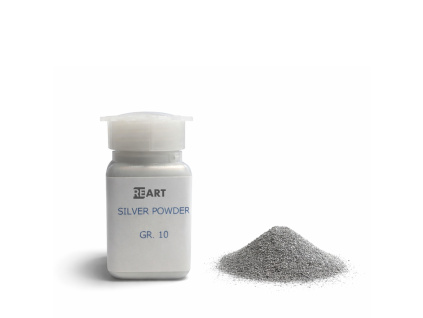 práškové stříbro manetti