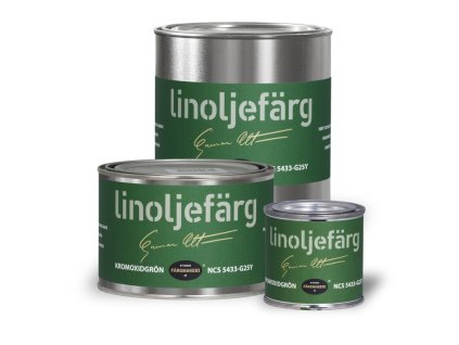 linoljefarg kromoxidgron