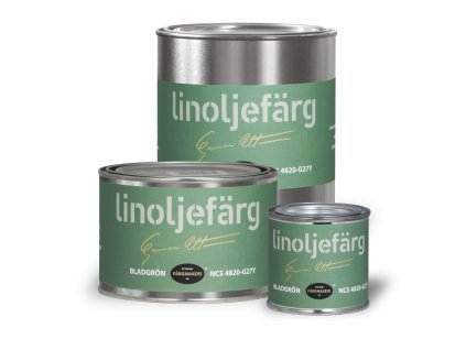 linoljefarg bladgron