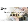 Dárkový poukaz 5000 kč