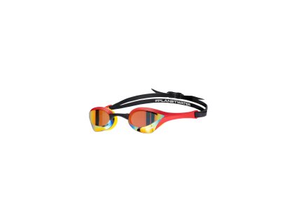 Plavecké okuliare ARENA cobra ultra swipe Mirror Racing goggles indomitus (Farba Červená)