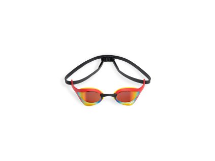 Plavecké okuliare ARENA cobra ultra swipe Mirror Racing goggles indomitus (Farba Červená)