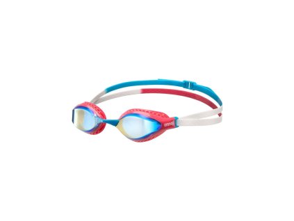 Plavecké okuliare ARENA airspeed Mirror Racing goggles Aqua-Multi (Farba Červená)