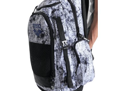 Športový batoh ARENA all set sports swim backpack allover 45l (Farba Biela)