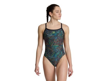 Dámske plavky ARENA performance women's overview challenge back swimsuit (Veľkosť Dámska veľkosť plaviek: D 36)