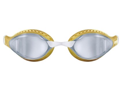 Plavecké okuliare ARENA airspeed Mirror Racing goggles Silver-Gold (Farba Žltá)