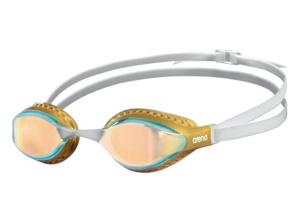 Plavecké okuliare ARENA airspeed Mirror Racing goggles - Gold - Yellow Copper