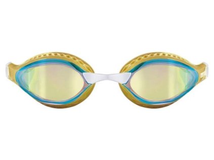 Plavecké okuliare ARENA airspeed Mirror Racing goggles - Gold - Yellow Copper (Farba Biela)
