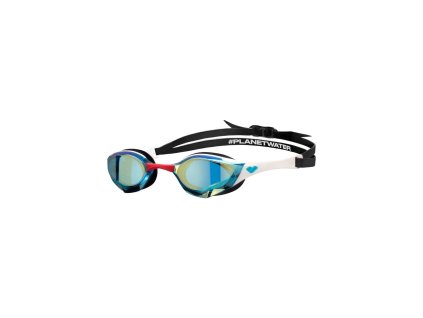 Plavecké okuliare ARENA cobra edge swipe Mirror Racing (Farba Biela)