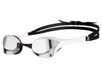 Plavecké okuliare ARENA cobra ultra swipe Mirror Silver-White / Outdoor (Farba Biela)