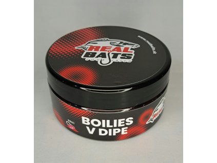 REAL BAITS Boilies v Dipe 190g 20mm